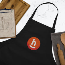 Load image into Gallery viewer, The Happy Chef (orange) - Embroidered Apron