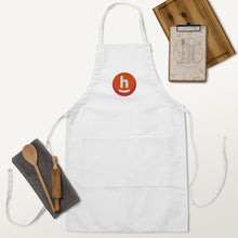 Load image into Gallery viewer, The Happy Chef (orange) - Embroidered Apron