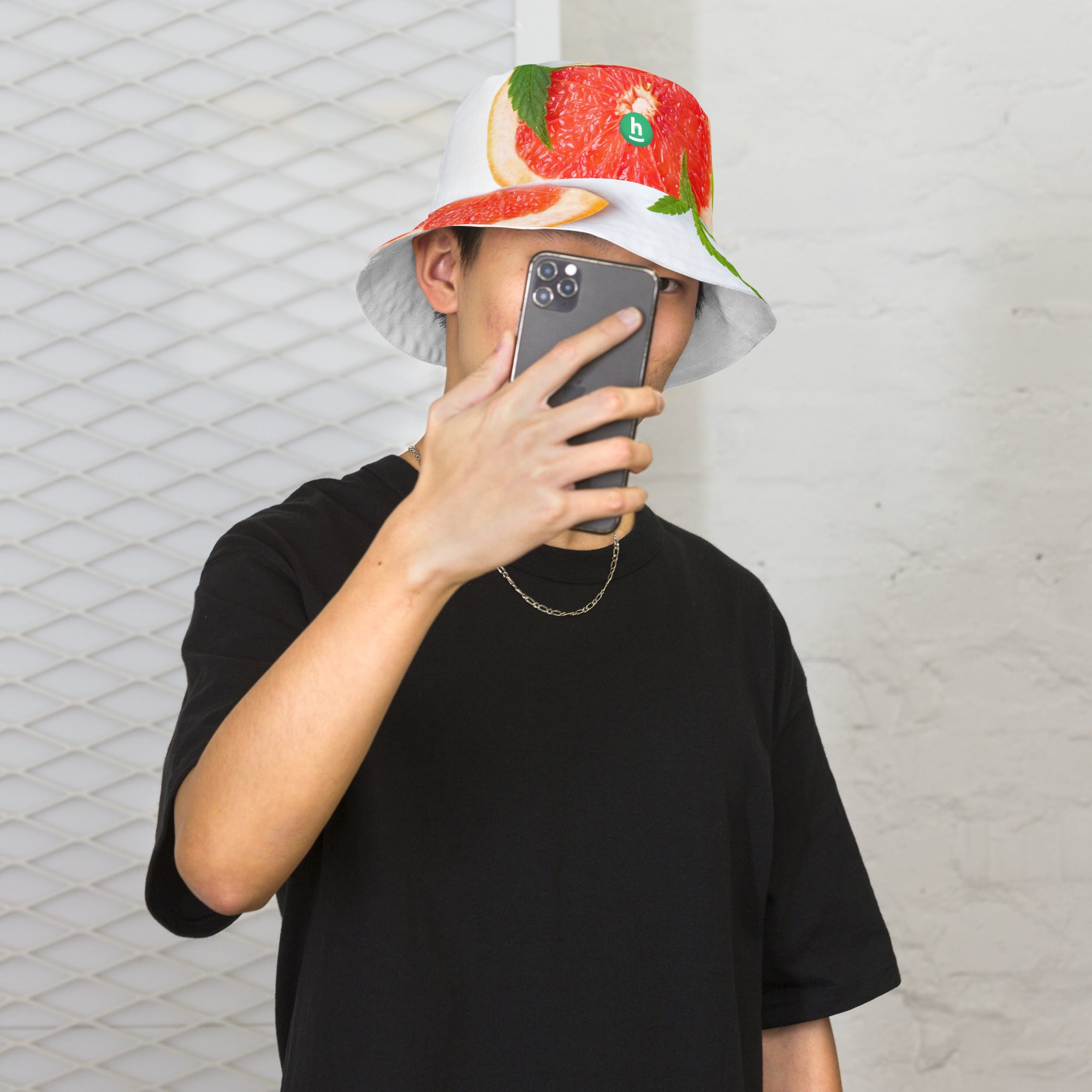 Terp (grapefruit) - Reversible bucket hat