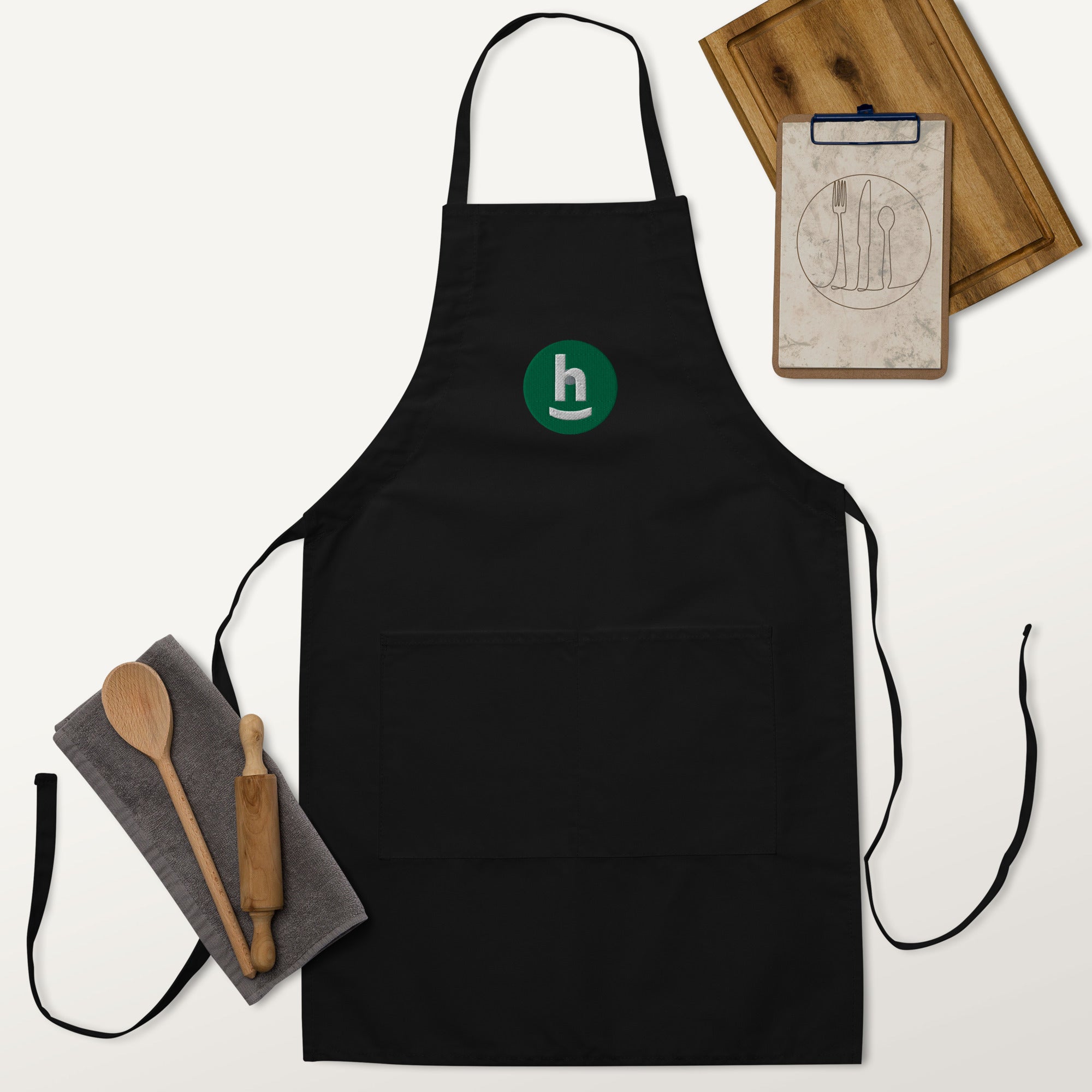 The Happy Chef - Embroidered Apron