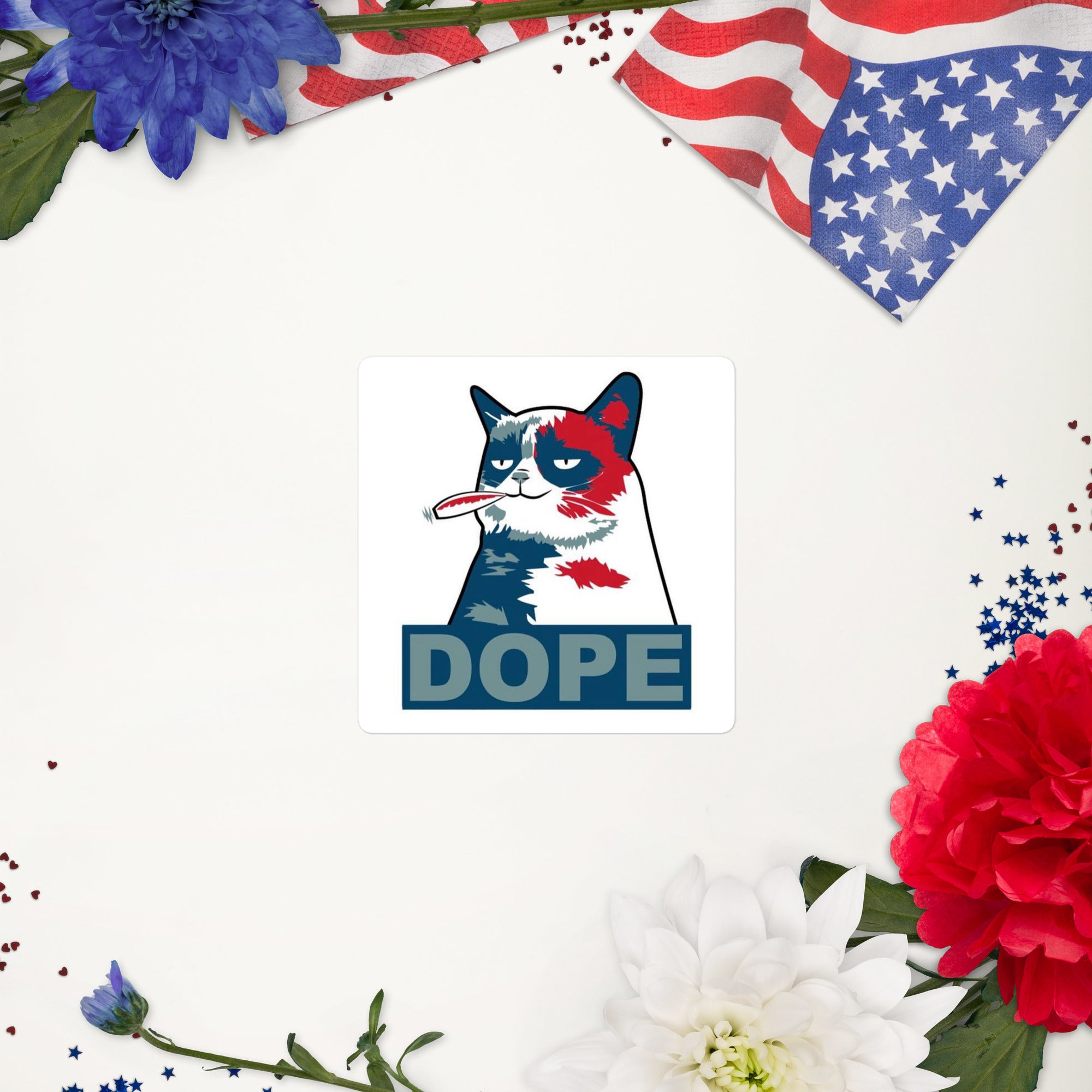 The Happy Cat - Bubble-free stickers