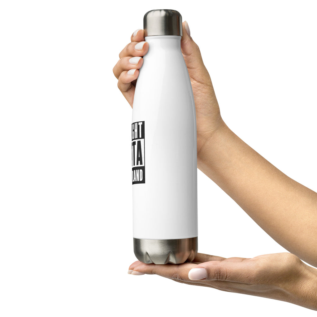 "Straight Outta Wonderland" - Stainless Steel Water Bottle