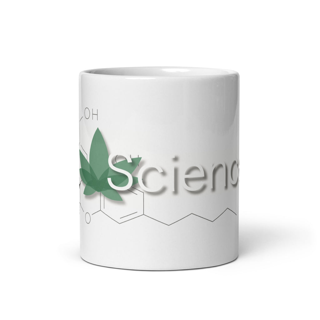 WEED SCiENCE - White glossy mug