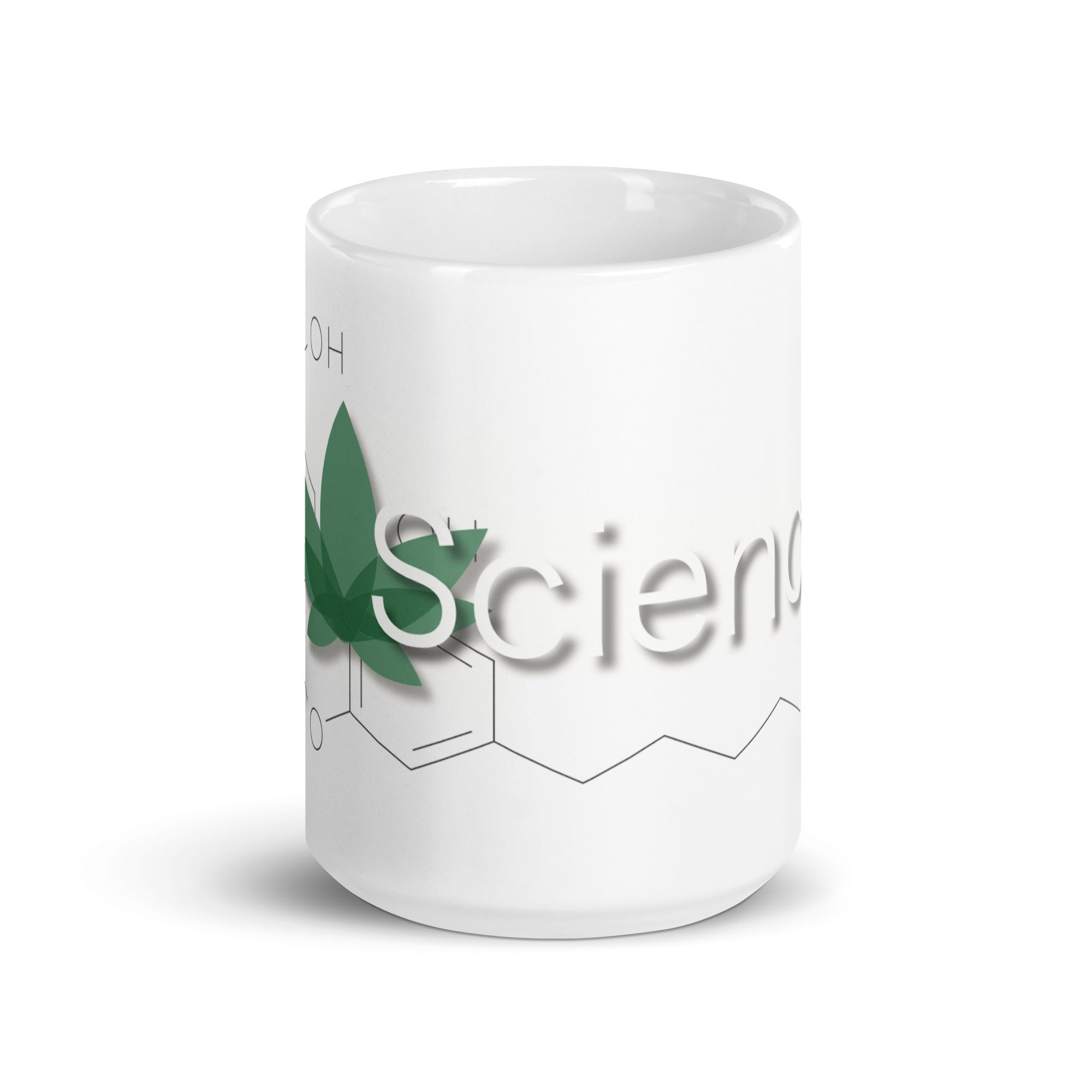 WEED SCiENCE - White glossy mug
